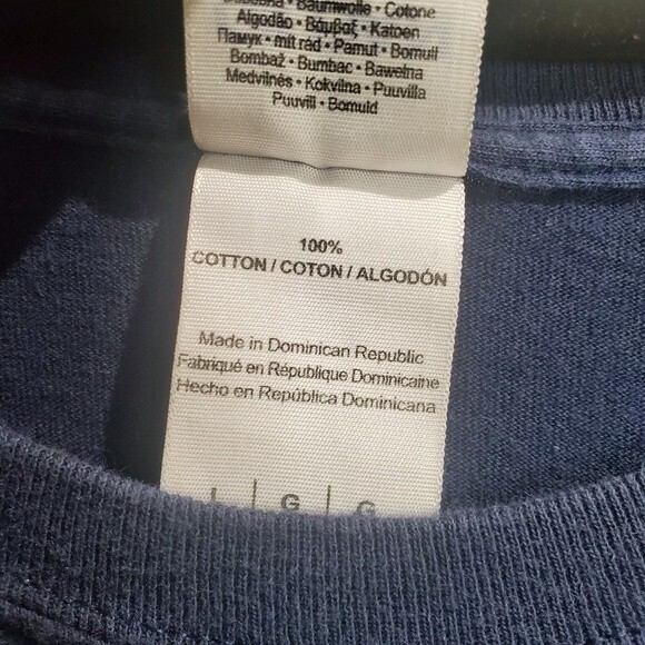 Cherokee North Carolina wolf howling w/ tee pees in the night tee large vintage - Picture 4 of 5